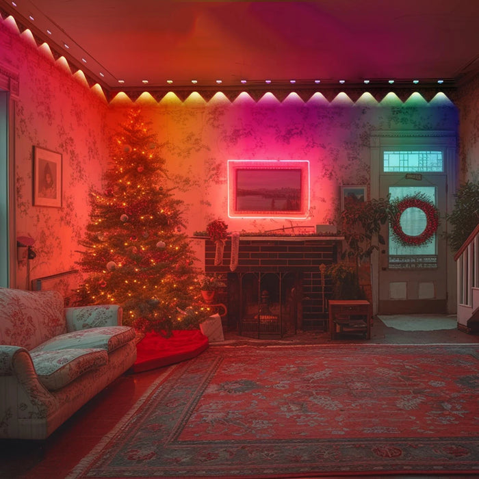 Eaves LED String Lights – Waterproof Multi-Colour Outdoor Lighting