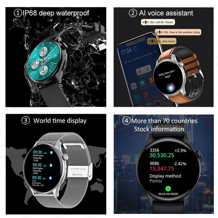 Smart Watch – AMOLED Display with Bluetooth Calling SF