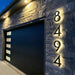 LED House Number Light – Outdoor Waterproof Illuminated Stainless Steel Address Plaque SF