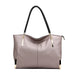 Leather Tote Bag – Soft Casual Shoulder Handbag for Women - Samanta Factory