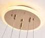 LED Crystal Pendant Light – 3 Color Modes with Remote Dimming SF