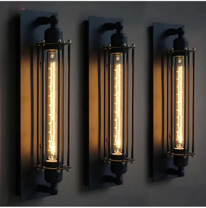 Traditional Wall Lamp – Iron LED Fixture for Vintage-Inspired Interiors