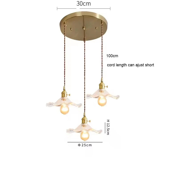 Art Deco Copper Pendant Light – Elegant Ceiling Lamp for Modern Interiors - Samanta Factory