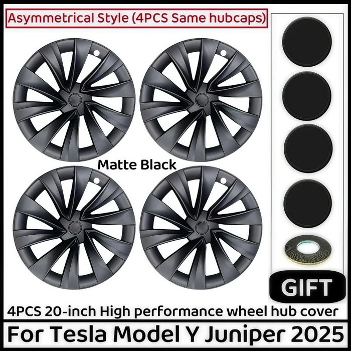 4PCS 20 Inch Wheel Cap For Tesla Model Y Juniper 2025 Automobile Performance Replacement Wheel Hubcap Full Rim Cover Accessories - Samanta Factory