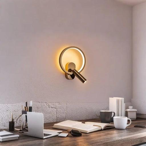 Nordic Style Rotatable Wall Lamp – 350° Adjustable Spot Light for Bedroom & Living Room Décor - Samanta Factory