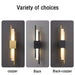 Contemporary Black & Gold LED Wall Lamp – Up & Down Light for Modern Interiors - Samanta Factory