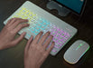 RGB Wireless Keyboard & Mouse Combo – Bluetooth & 2.4GHz for Tablet, Phone & PC Samanta Factory
