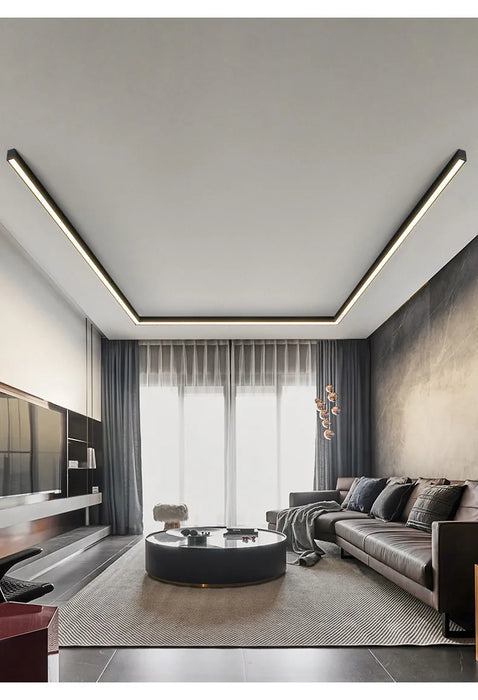 Modern LED Ceiling Light – Sleek Aluminum Design for Home Interiors - Samanta Factory