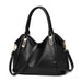 Women's PU Leather Shoulder Bag – Large Capacity Casual Zipper Handbag SF