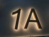 LED House Numbers – Backlit Stainless Steel Address Sign SF