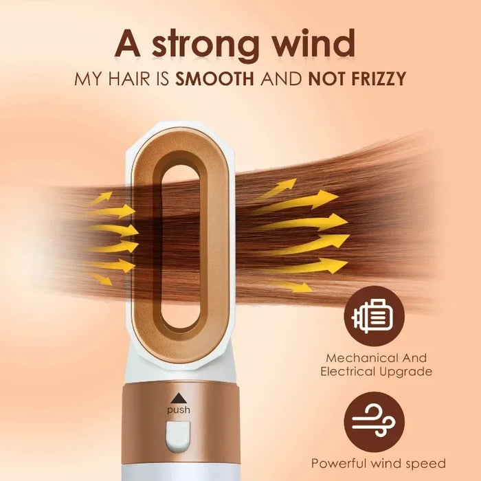 5-in-1 Hair Dryer Brush – Versatile Styling with Ionic & Infrared Technology