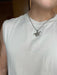 Custom Logo Necklace – Personalized  Engraved Pendant Chain SF
