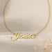 Custom Name Necklace – 18K Gold Plated Personalized Heart Pendant for Women SF