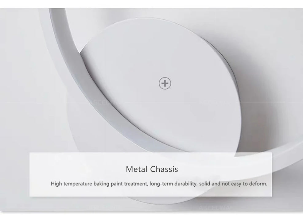 LED Wall Light – 3-Color Dimmable Lighting with Modern Minimalist Design