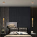 Modern Black & Gold LED Pendant Light – Crystal Rod Design for Ambient Lighting - Samanta Factory