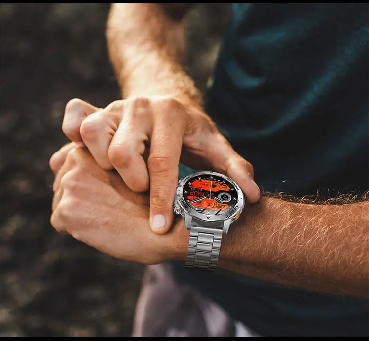 Smart Watch – AMOLED Display with AI Health Tracking SF
