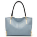 Leather Tote Bag – Soft Casual Shoulder Handbag for Women - Samanta Factory