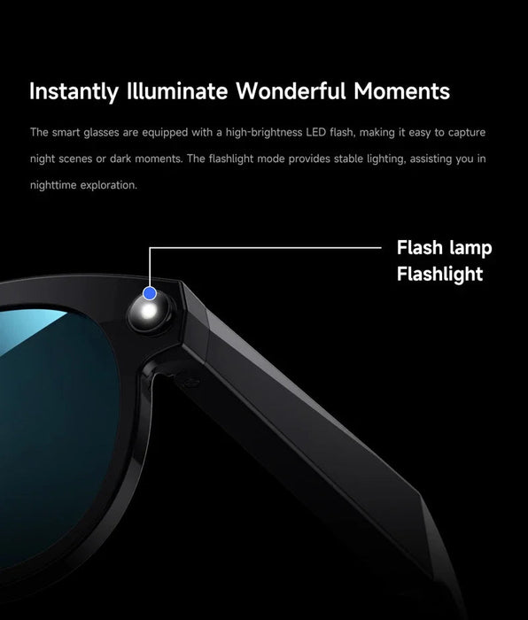 8K AI Smart Glasses with Camera & Translation – Bluetooth Calling Voice Assistant Eyewear SF