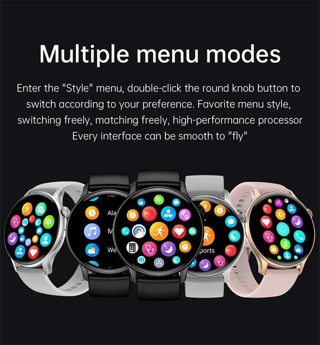 Smart Watch – AMOLED Display with Bluetooth Calling SF