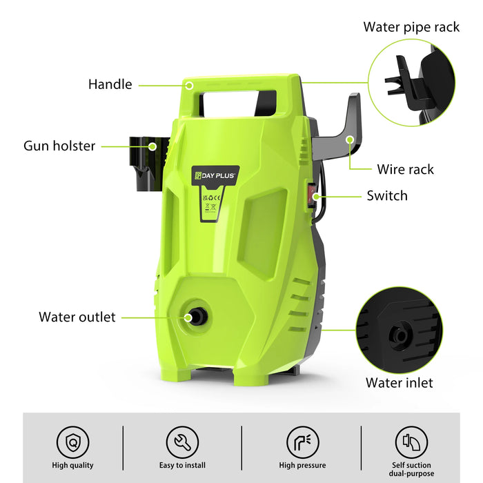Pressure Washer – 3000W Electric Power Washer with 200 Bar & 7M Hose