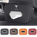 PU Leather Car Tissue Holder Attached to Seat Back – Auto Interior Accessory
