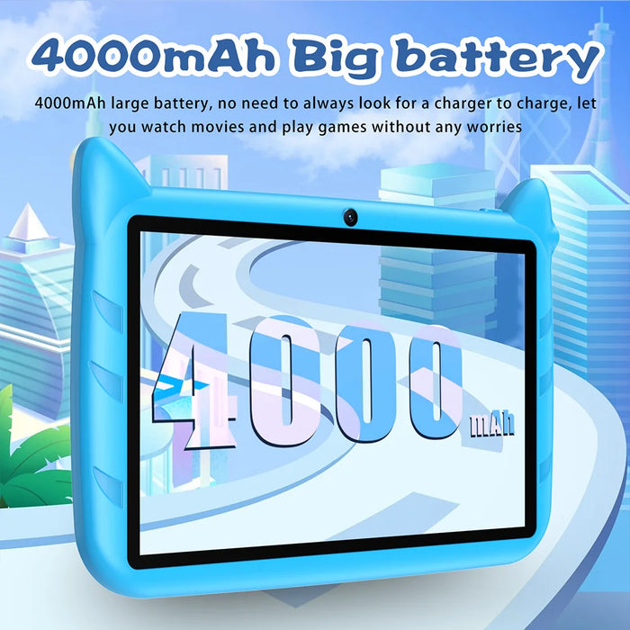 BDF 7-Inch Kids Tablet – Android 13 with 64GB Storage, Dual Cameras & Parental Controls