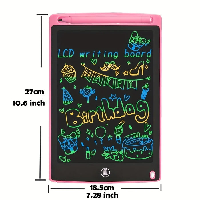 LCD Writing Tablet for Kids – Eye-Protecting Color Screen & Eco-Friendly Reusable Design