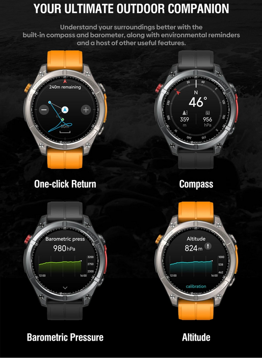 GPS Smartwatch – Sports & Health Tracking Power SF