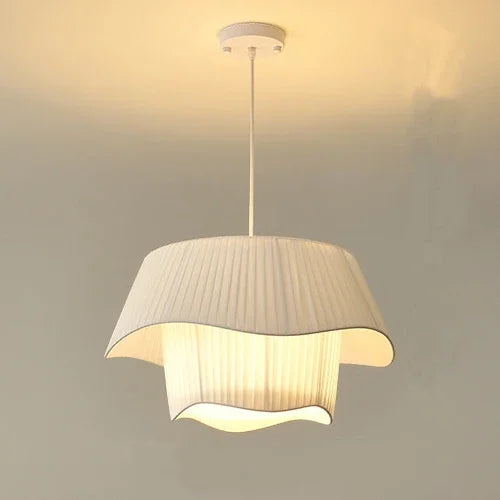 Fabric Pendant Light – Nordic Designer Style with Dimmable LED - Samanta Factory