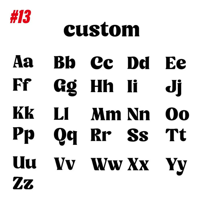 Custom Multi Name Necklace – Personalized Letter Pendant for Women SF