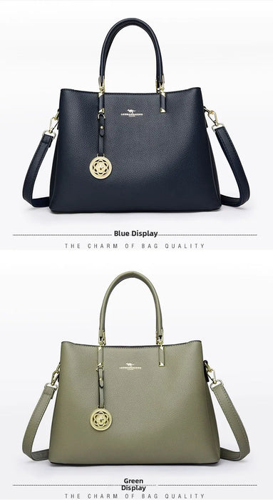 Elegant Commuter Tote Bag – Spacious Unisex Handbag with Detachable Strap - Samanta Factory