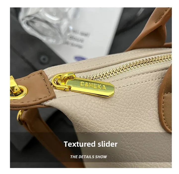 Compact Unisex Barrel-Shaped Crossbody Bag with Modern Flap Design - Samanta Factory