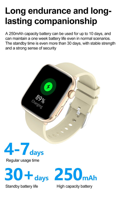Women’s Smart Watch – AMOLED Health Tracking SF