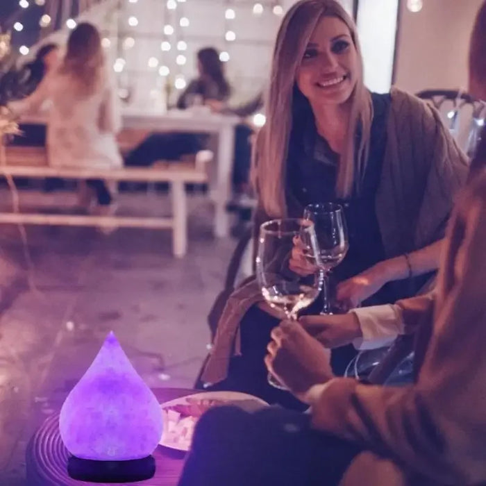 Himalayan Salt Lamp – Color-Changing LED with USB & Natural Air Purification