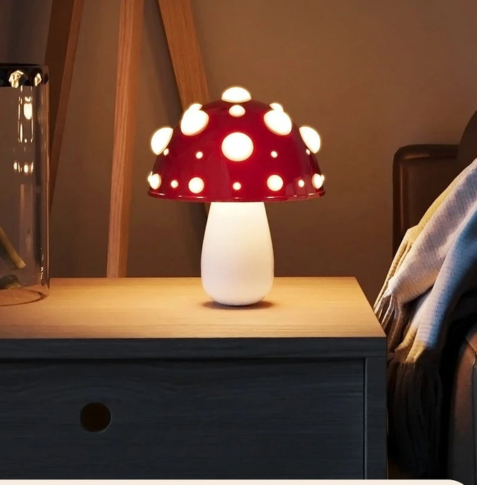 Mushroom Night Light – Dimmable LED with Cute Forest-Inspired Design - Samanta Factory
