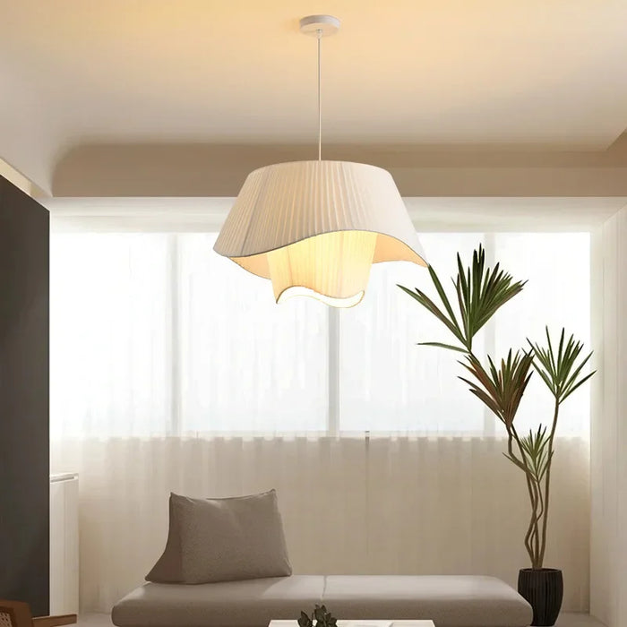 Fabric Pendant Light – Nordic Designer Style with Dimmable LED - Samanta Factory