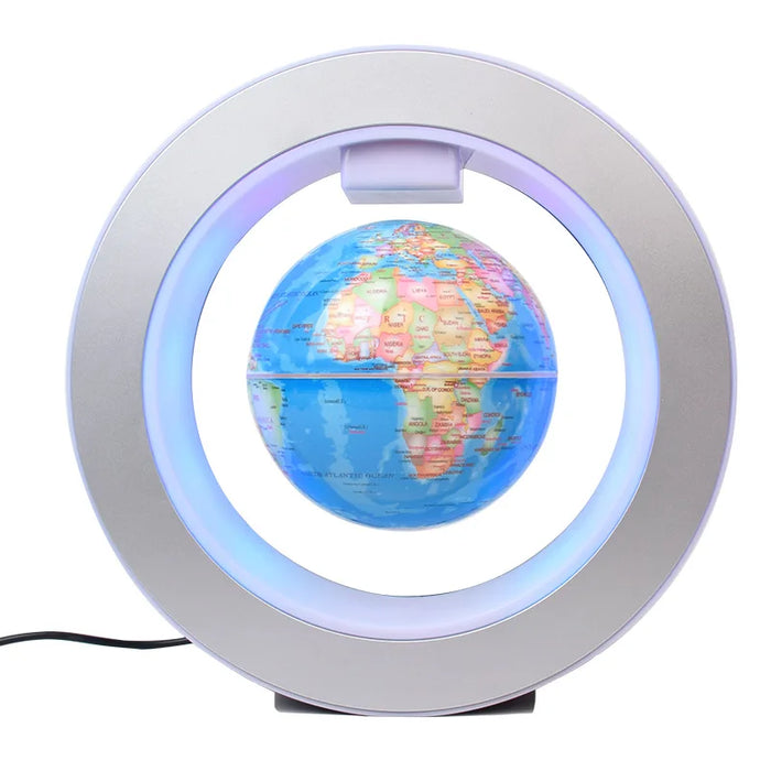 Floating Moon Globe Lamp – O-Type Magnetic Frame with LED Night Light
