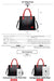 Women's Large Capacity PU Leather Tote Bag – Minimalist Urban Shoulder Bag SF
