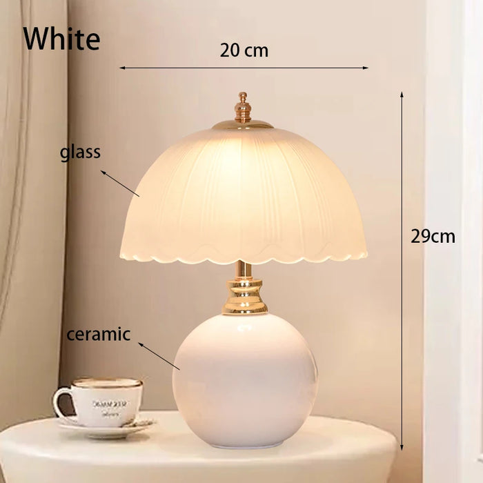 LED Book Light – USB-Powered Ceramic Lamp with Dimmable Color Option