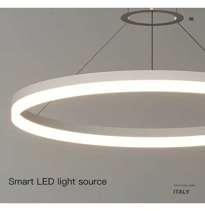Modern LED Pendant Light – Adjustable Brightness & Color with Remote Control - Samanta Factory