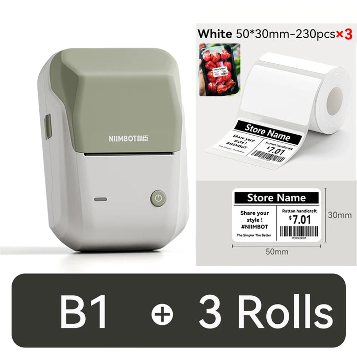 Thermal Label Maker – Bluetooth Portable Printing Samanta Factory