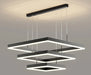 Modern LED Ring Pendant Light – Dimmable Multi-Color Ceiling Fixture for Living & Bedroom Spaces - Samanta Factory