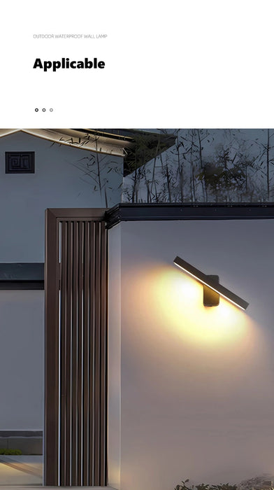 PIR Motion Sensor Wall Lamp – Rotatable, Waterproof IP65 Outdoor LED Light for Garden - Samanta Factory