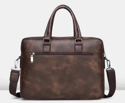 Men’s Business Briefcase – PU Leather Office Work Bag SF