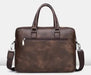 Men’s Business Briefcase – PU Leather Office Work Bag SF