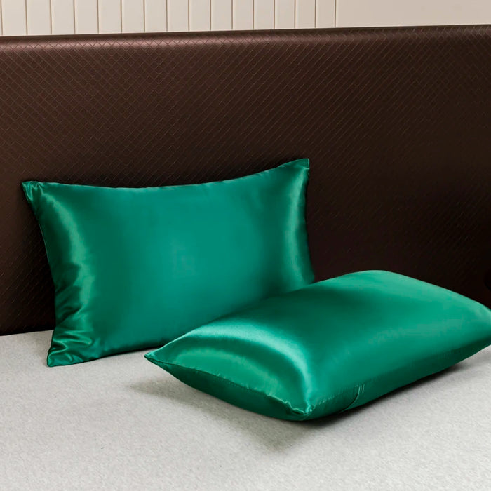 KISS NEST Satin Bed Sheet Set – Smooth 200TC Polyester, Twin to King Sizes - Samanta Factory