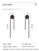 LED Wall Light – Modern Indoor Wall Sconce with 3-Colour Temperature for Bedroom & Hallway SF