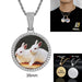 Custom Photo Necklace – Personalized Medallion Picture Pendant Chain SF