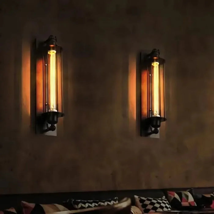Traditional Wall Lamp – Iron LED Fixture for Vintage-Inspired Interiors