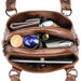 Women’s Tote Bag – Sequined Letter Design & Soft Leather Shoulder Handbag - Samanta Factory